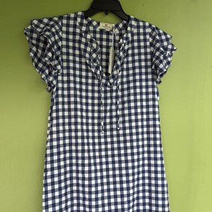 New! Vineyard Vines Gingham Dress Size Medium